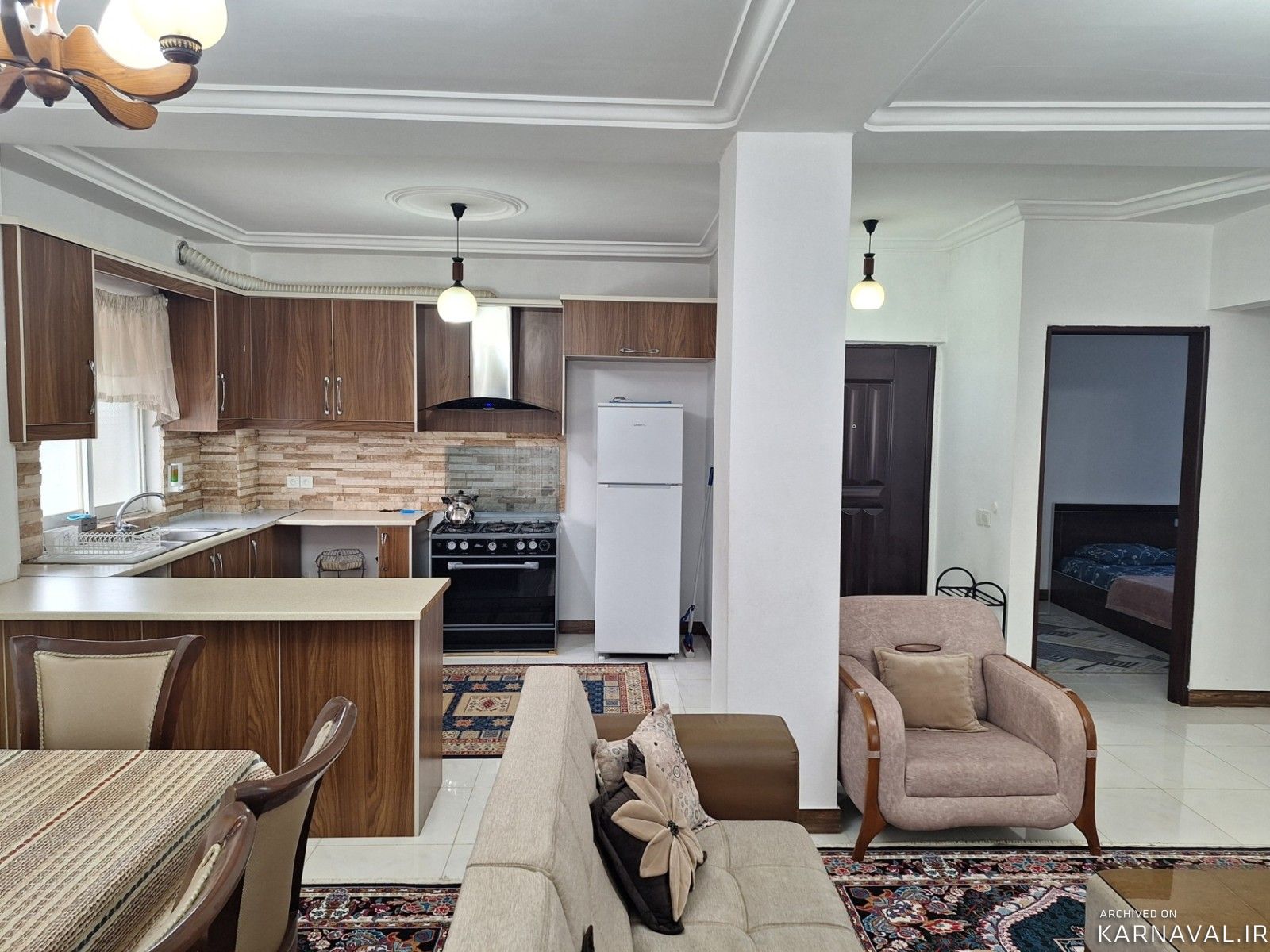 مبله دوخوابه مرکز نشتارود-نزدیک ساحل و جنگل