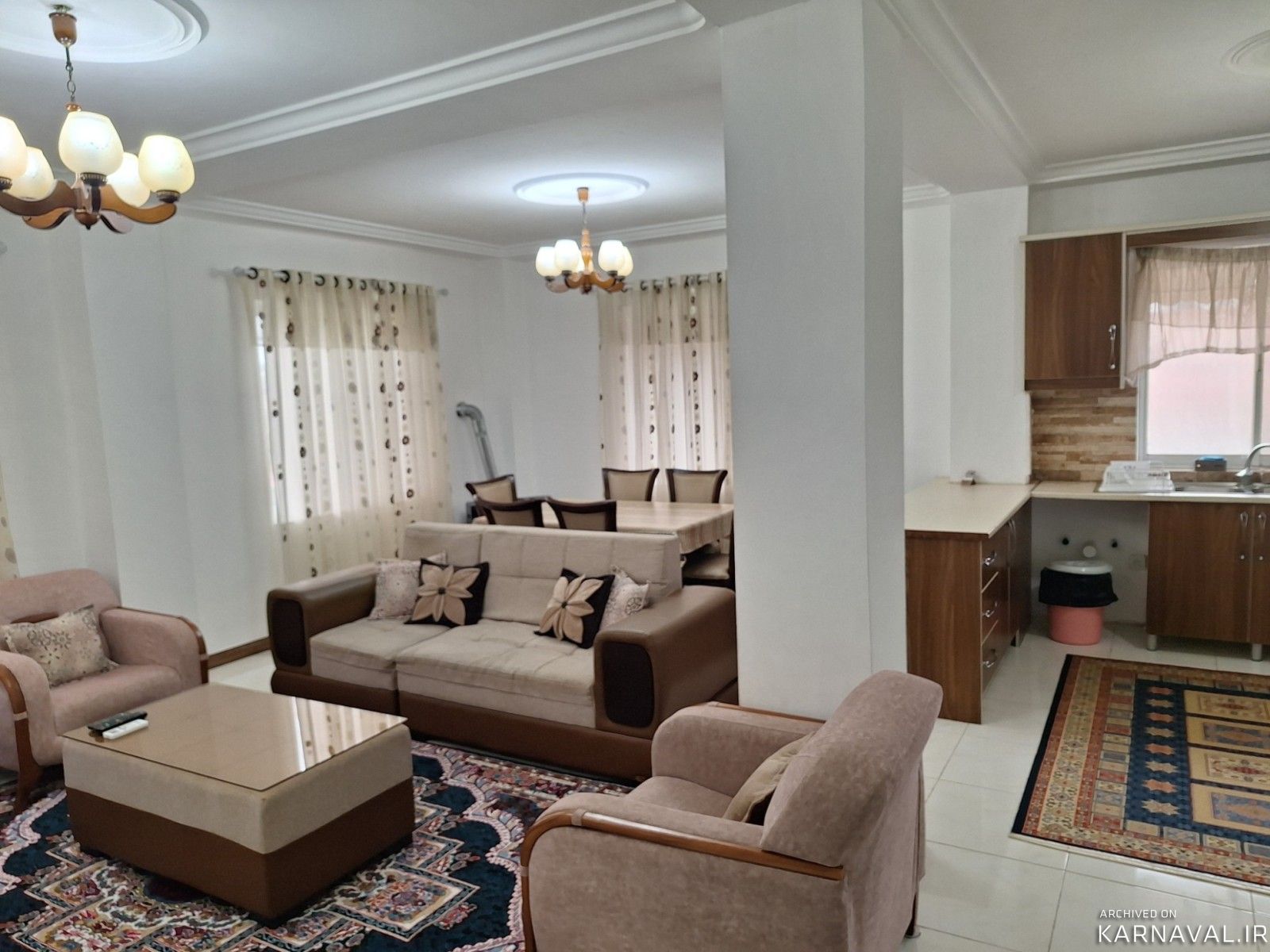 مبله دوخوابه مرکز نشتارود-نزدیک ساحل و جنگل