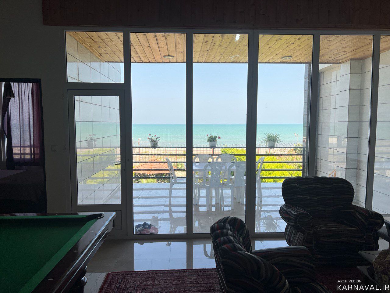 دوبلکس ساحلی پلاک یک رو به دریا
