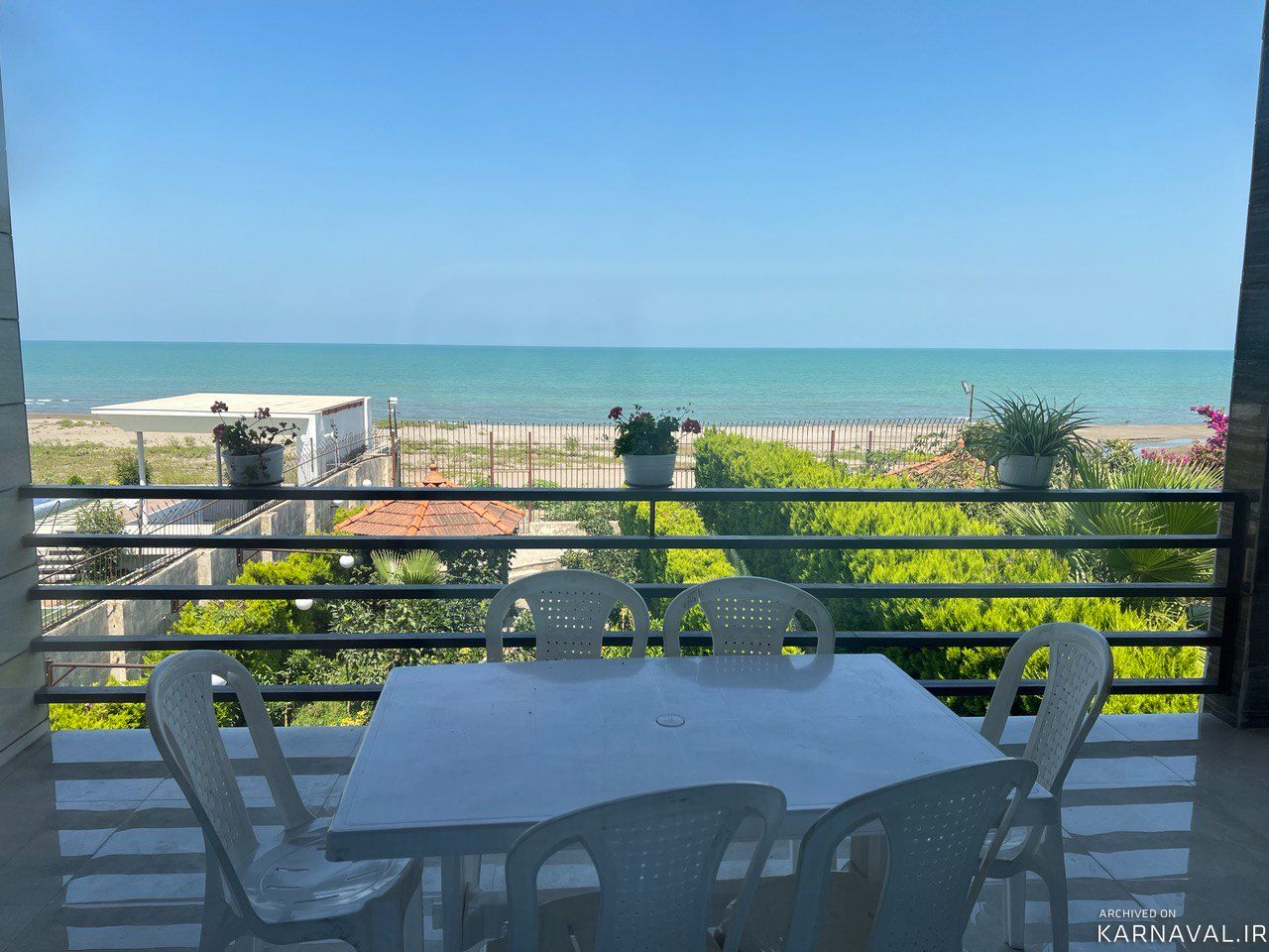 دوبلکس ساحلی پلاک یک رو به دریا