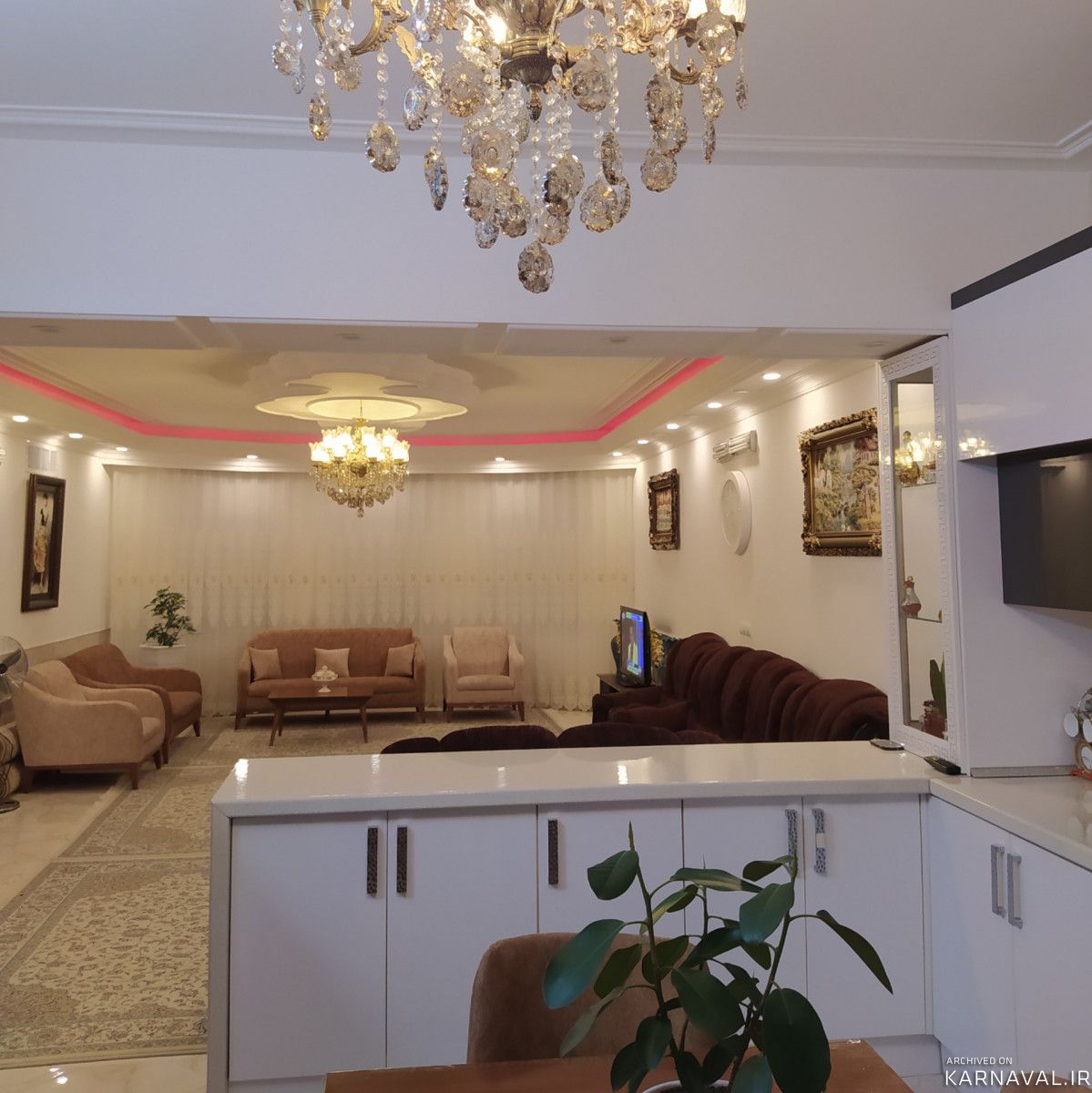 واحد دو خوابه کاشانه (طبقه همکف)