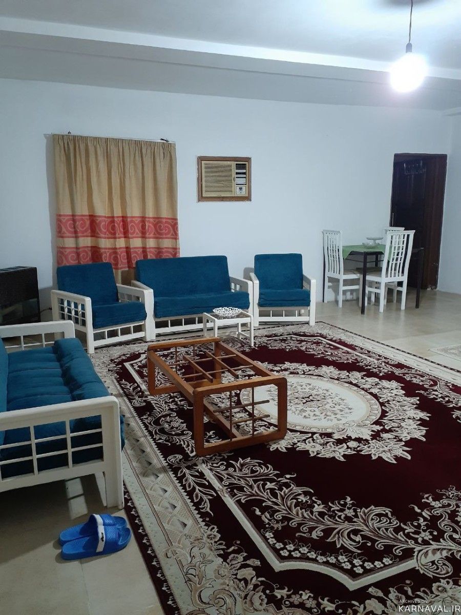 واحد مبله‌ی دو خوابه در محیطی آرام