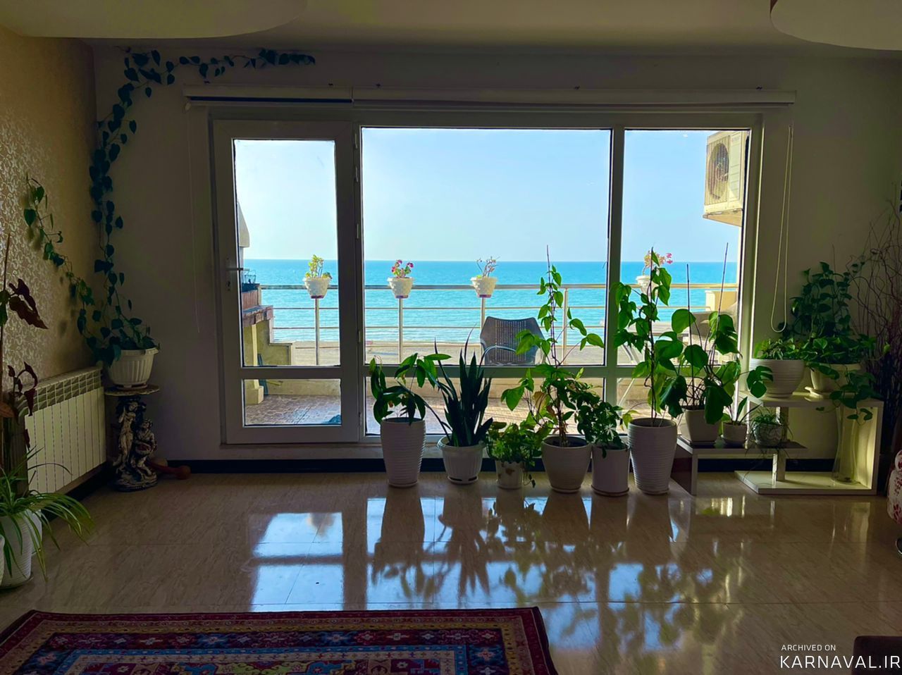 واحد ساحلی و مبله با ویوی دریا