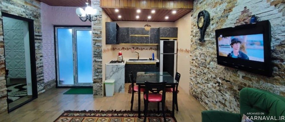 ویلای دو خوابه استخردار با فوتبال‌دستی و آلاچیق