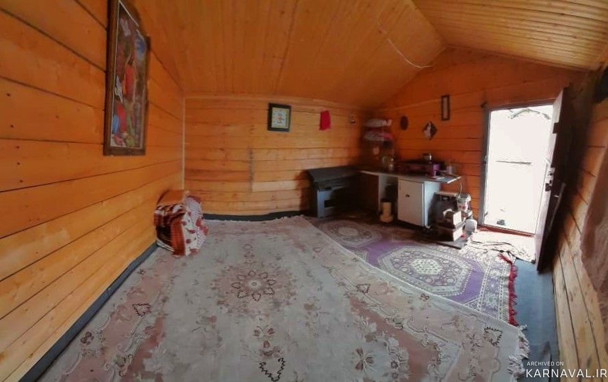 کلبه چوبی" اقیانوس ابر" در روستای خال اسپیت