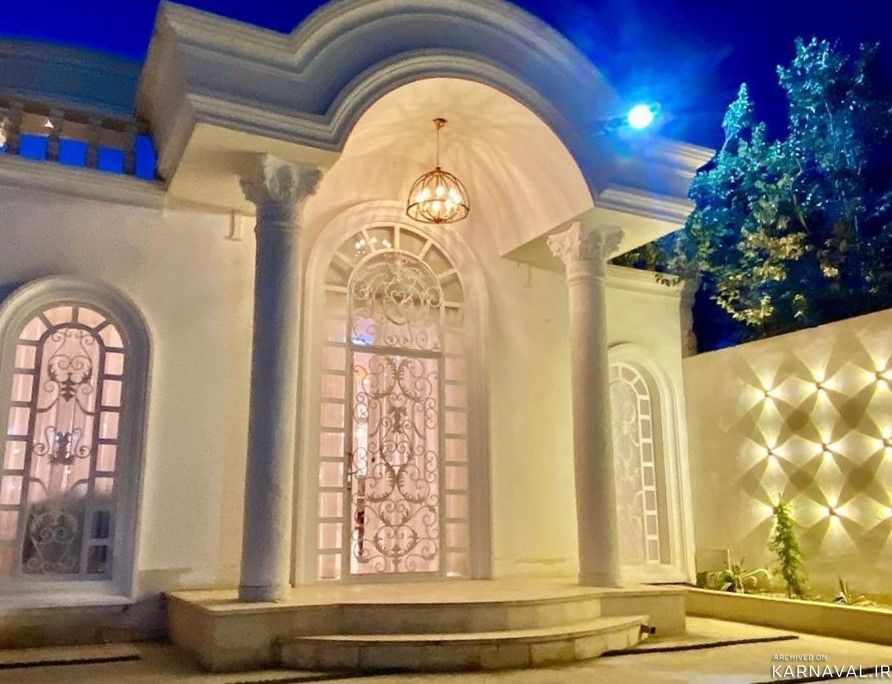 باغ ویلای مدرن دو خوابه فضاسازی شده