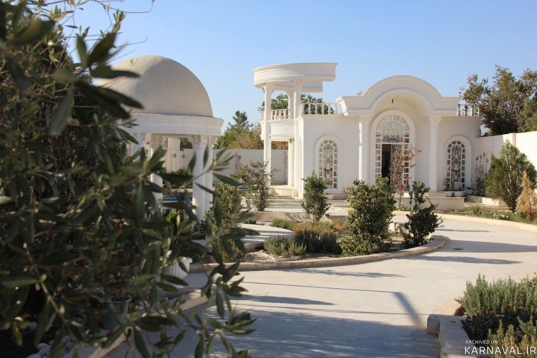 باغ ویلای مدرن دو خوابه فضاسازی شده