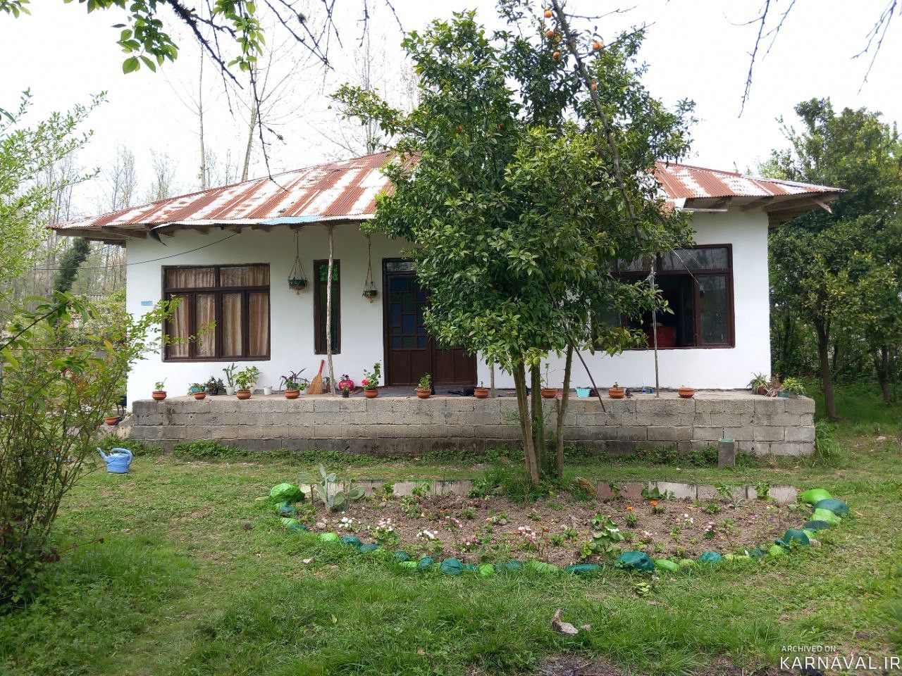 ویلا باغ سنتی صنوبر دوخوابه جنگلی