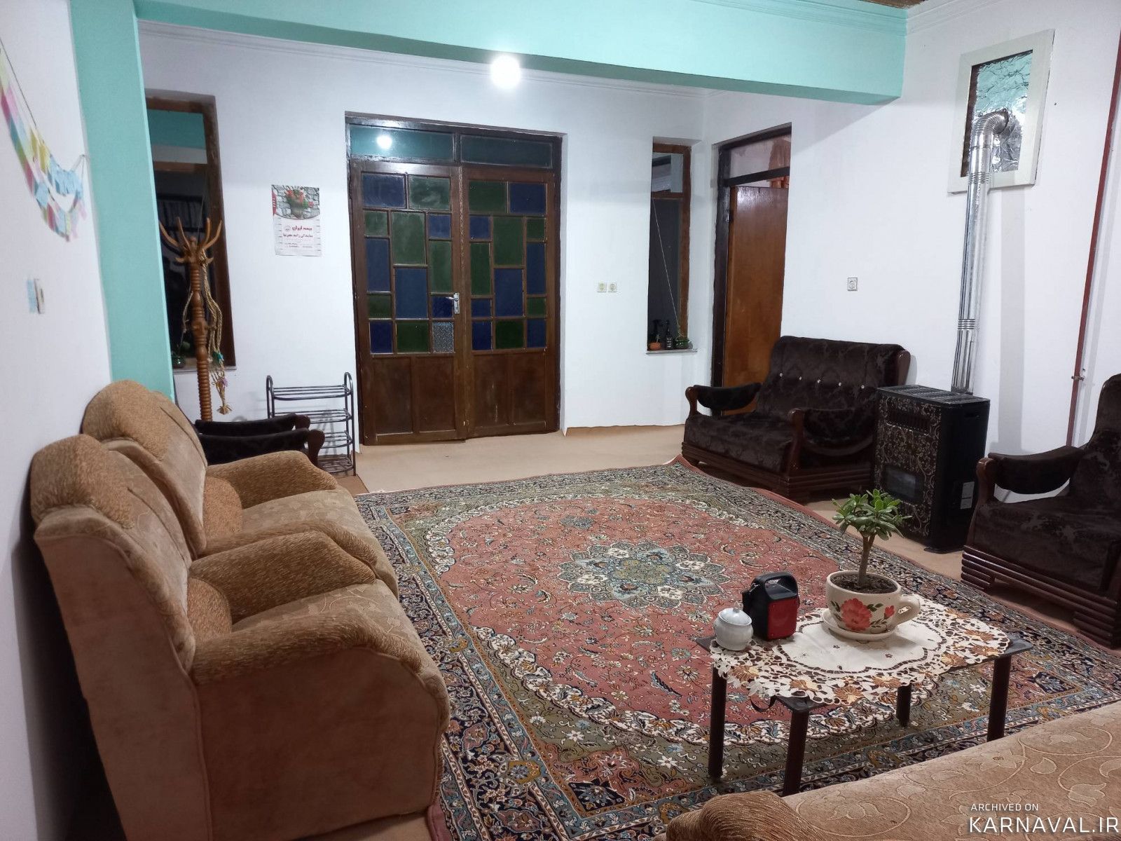 ویلا باغ سنتی صنوبر دوخوابه جنگلی