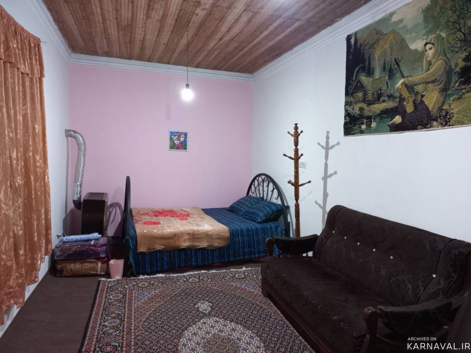 ویلا باغ سنتی صنوبر دوخوابه جنگلی