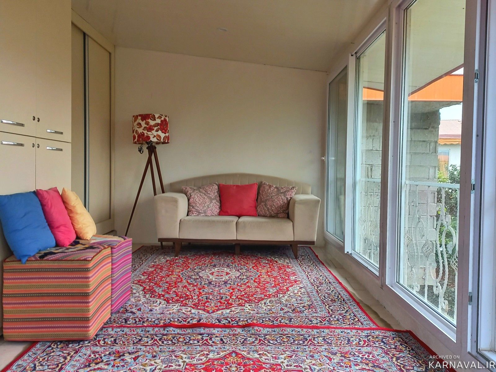 ویلای تک خواب نوساز با منظره‌ی کوهستان