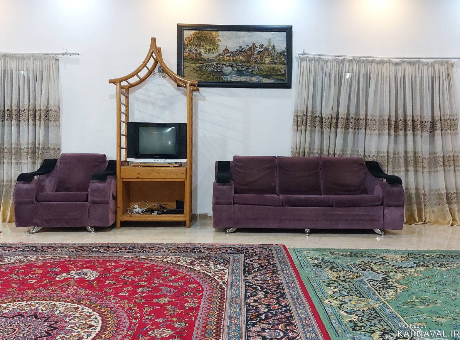 واحد مبله تک خواب دلباز در چمستان