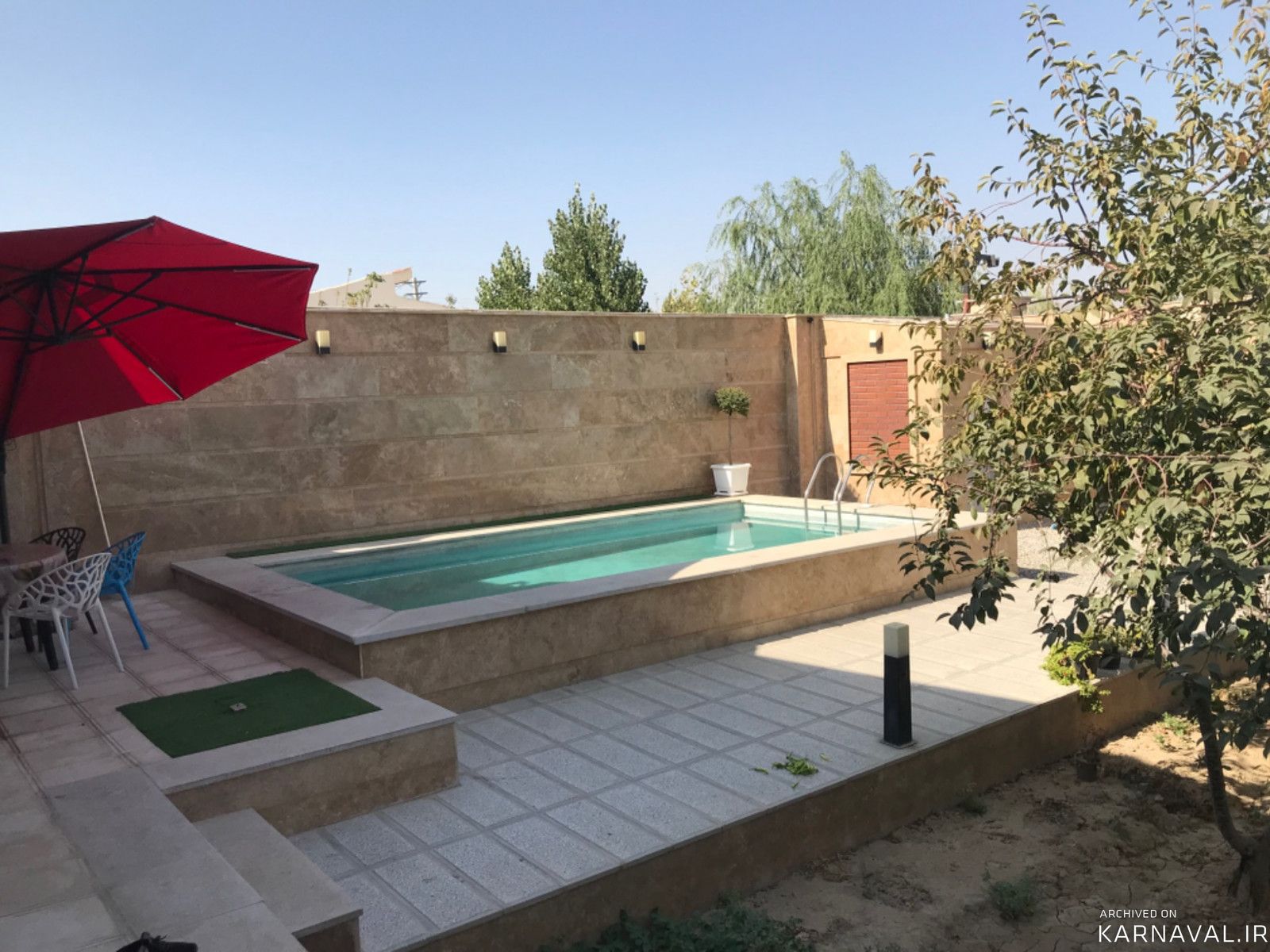 ویلای 2 خوابه نوساز استخر چهار فصل روباز