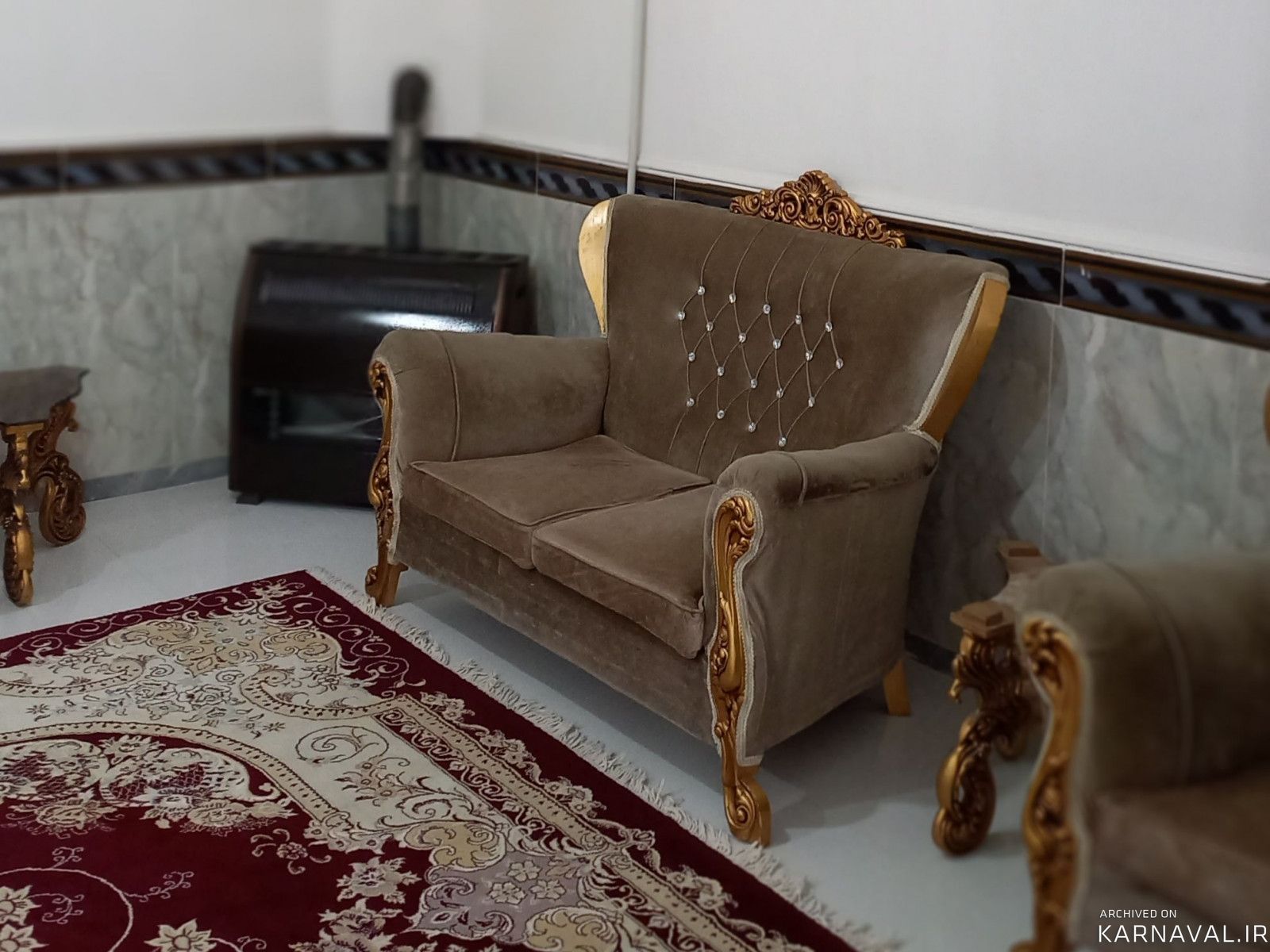 خانه یک خوابه با پنجره و نورگیر عالی درغارعلیصدر