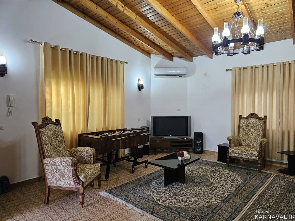 ویلای دوخوابه جنگلی استخر دار