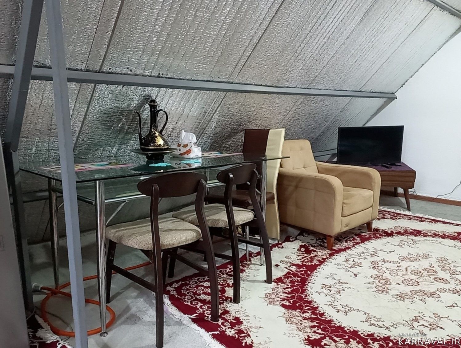سوئیت 46 متری طرح سوئیسی باغ ویلا ارطه