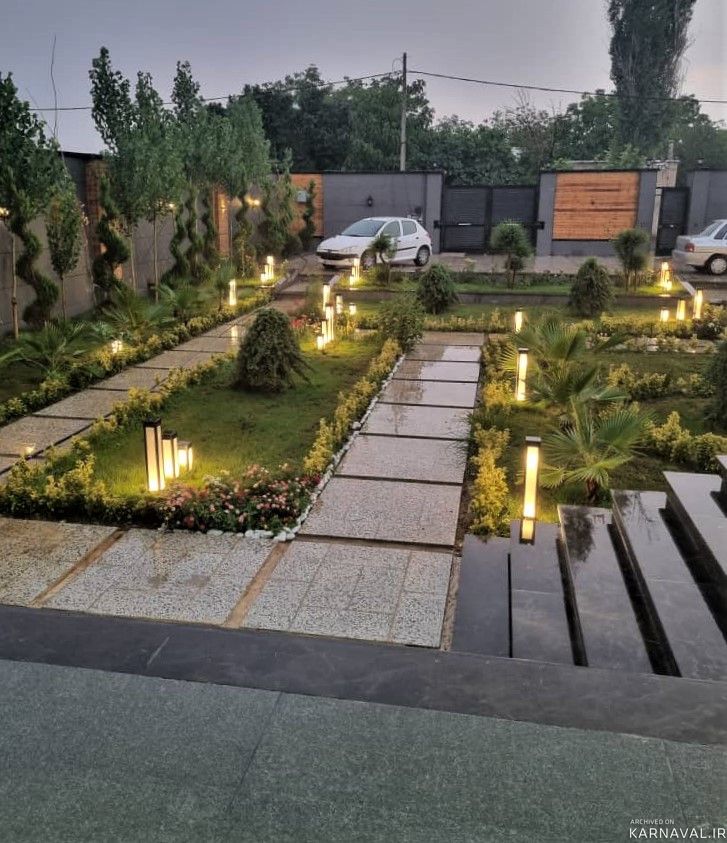عمارت مدرن دوبلکس چهارخوابه با استخر سرپوشیده