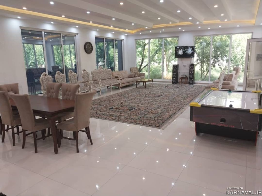باغ ویلا جنگلی تاج  دارای استخر 4فصل، فوتبال دستی، ایرهاکی