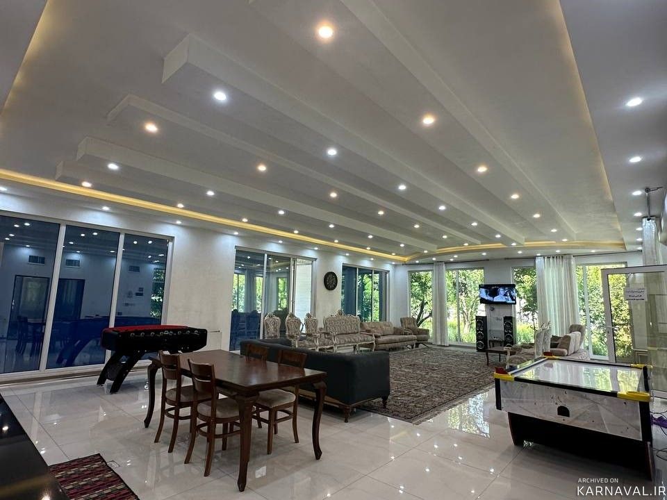 باغ ویلا جنگلی تاج  دارای استخر 4فصل، فوتبال دستی، ایرهاکی