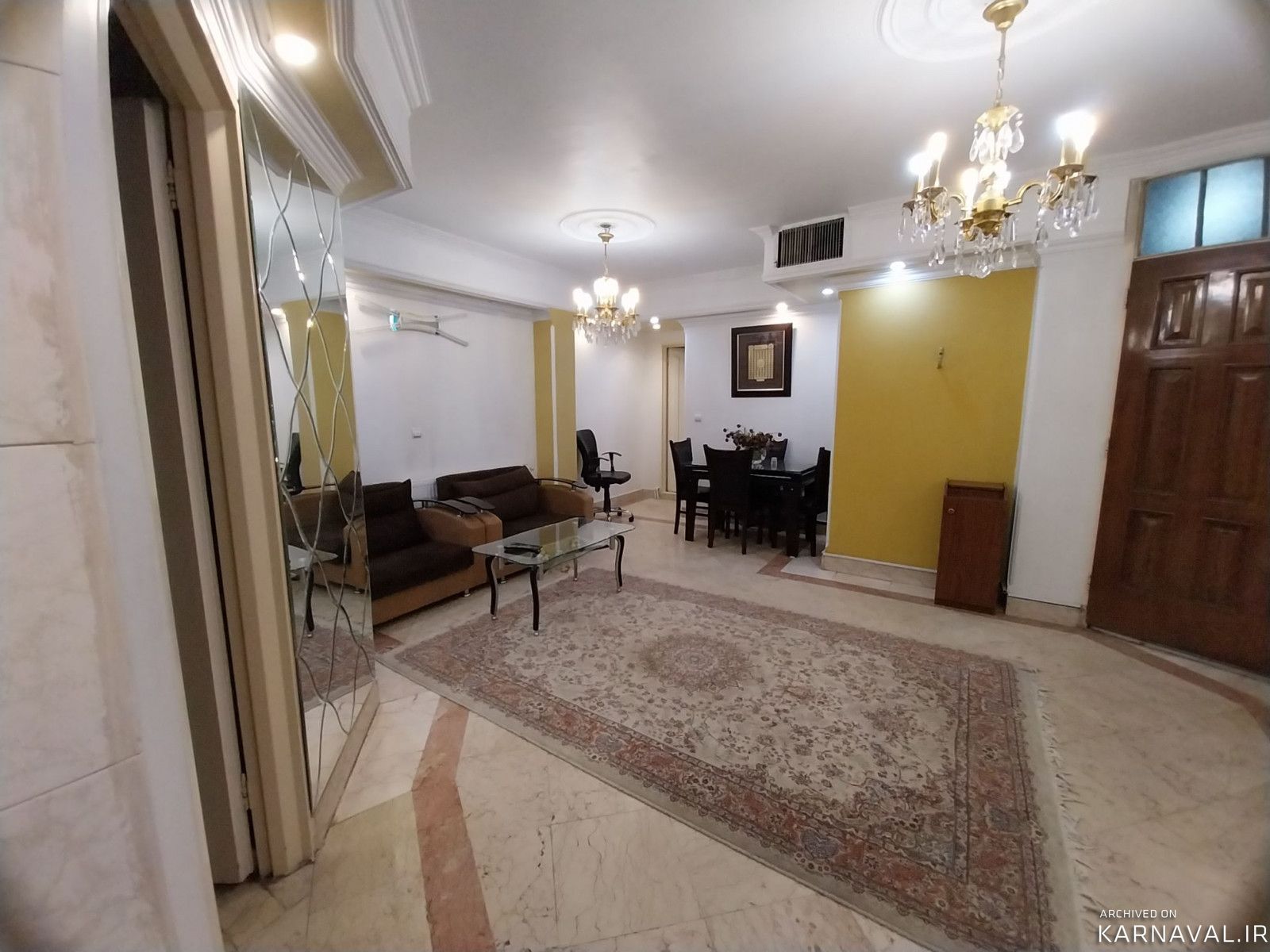 واحد مبله تک خواب تیام در پاسداران