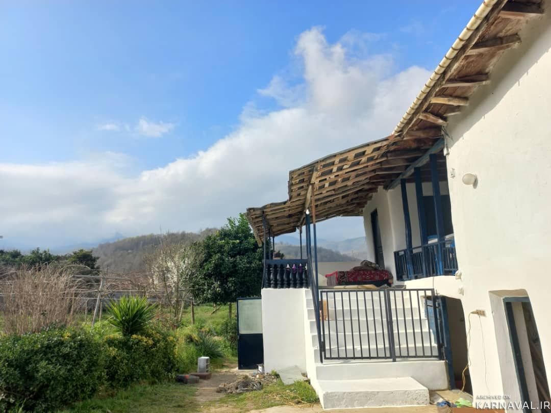 خونه باغ دنج و ساکت با محیطی سرسبز