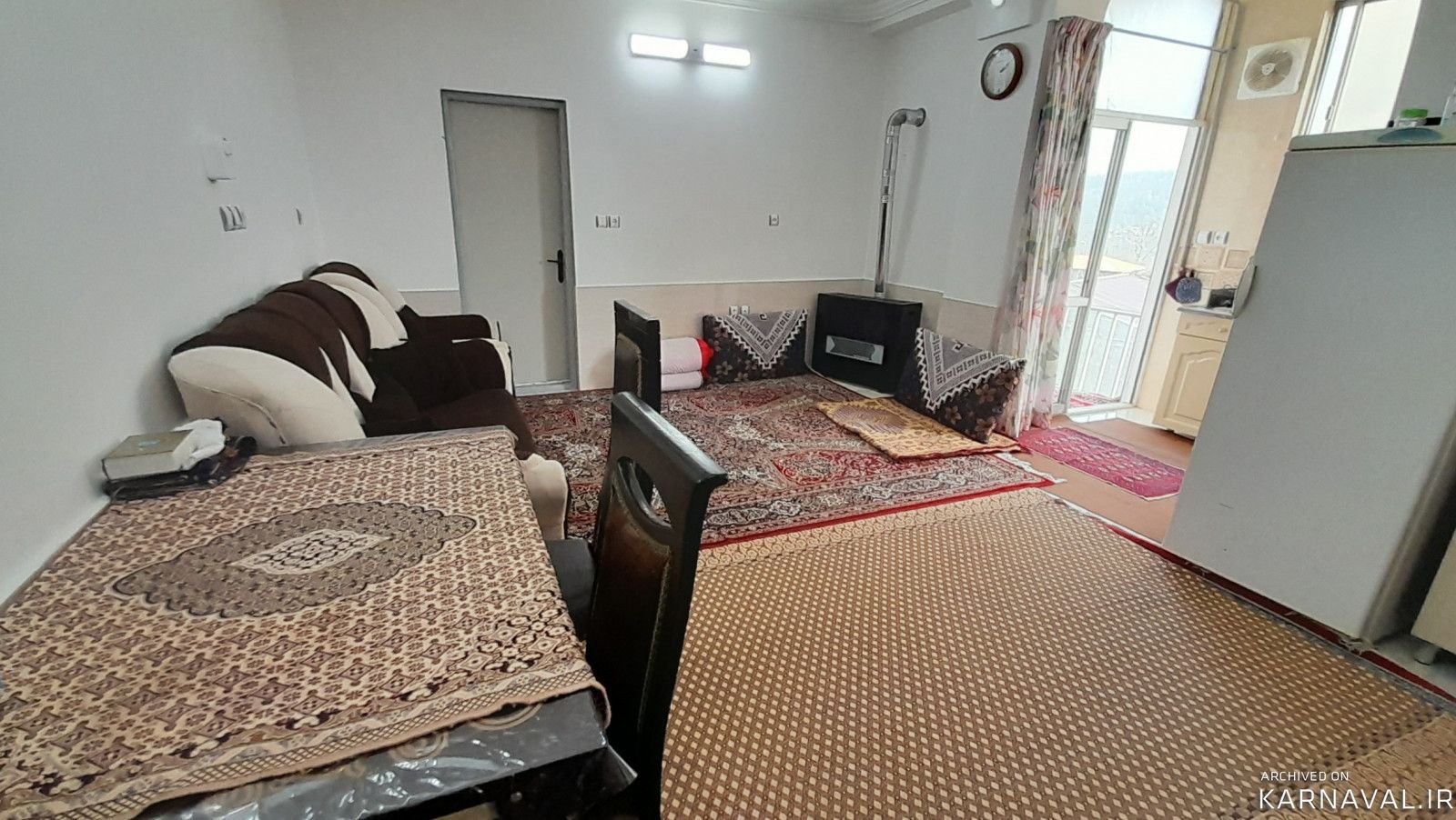 واحد مبله تک خواب با تراسی دنج