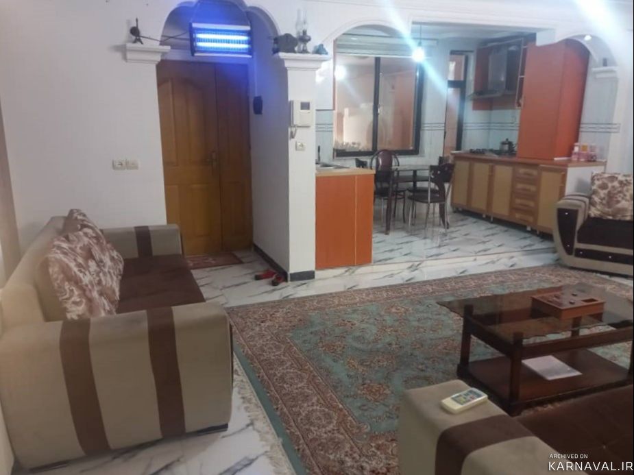 واحد مبله دو خوابه با پارکینگ سرپوشیده