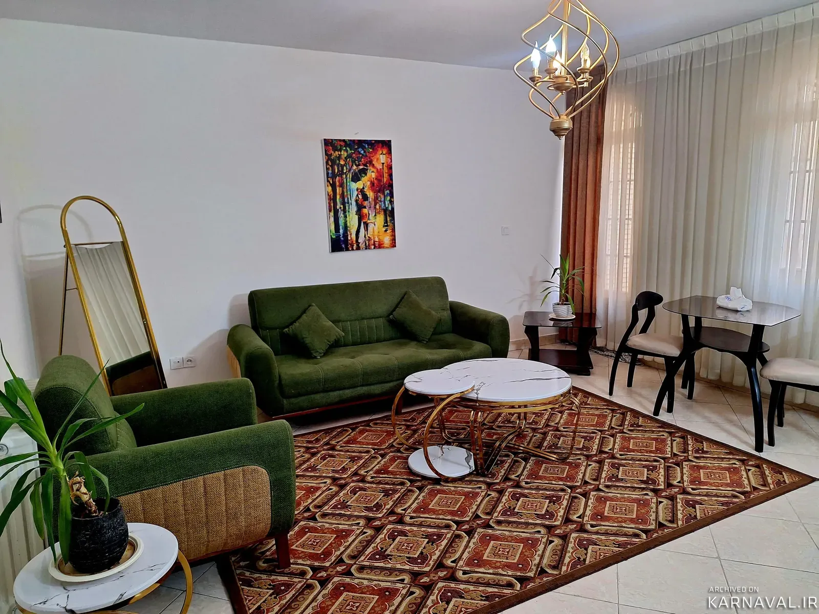 آپارتمان مبله بهار (سه) در بلوار فردوس غرب تهران
