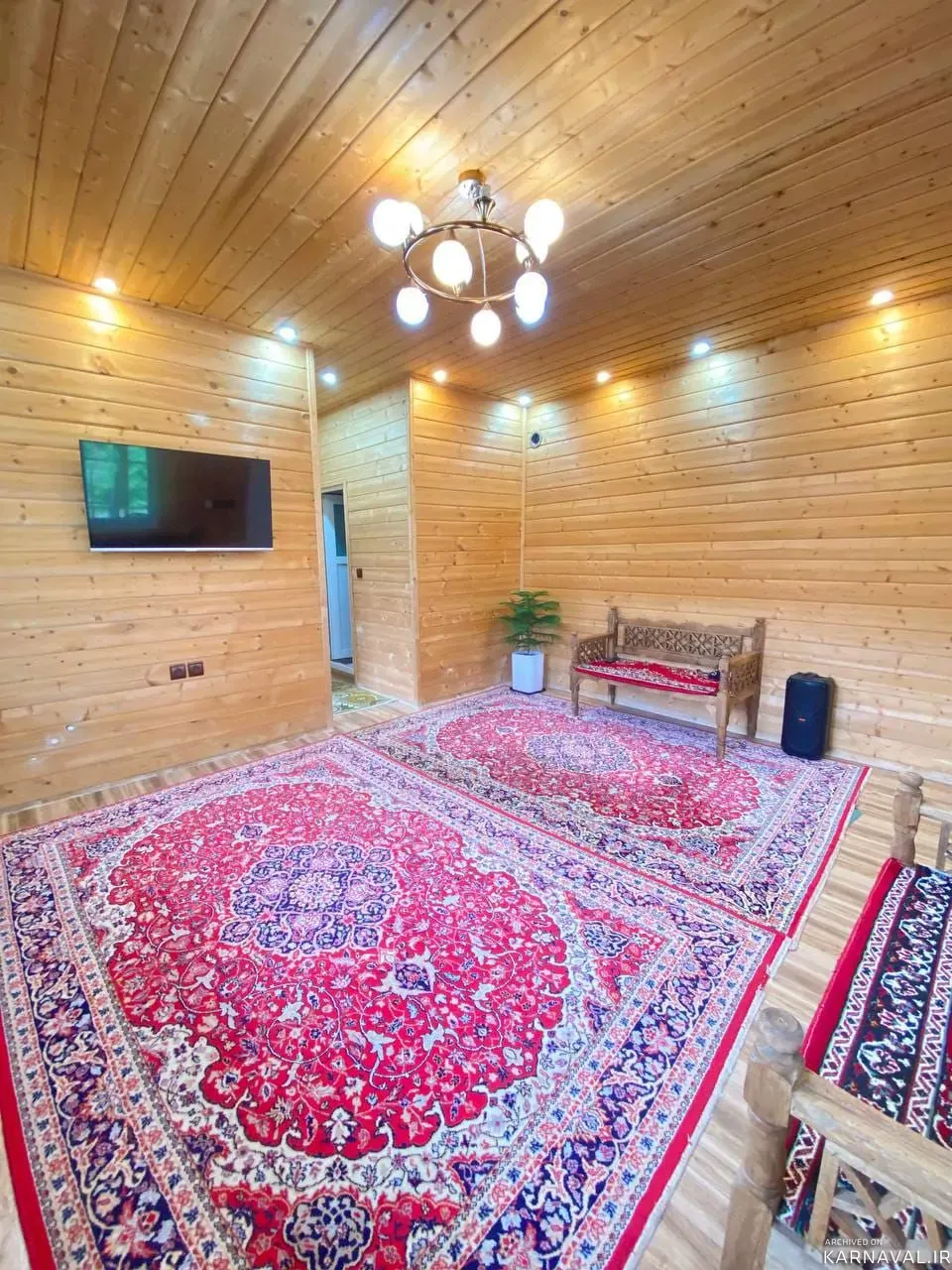کلبه کلاسیک با جکوزی ماسال