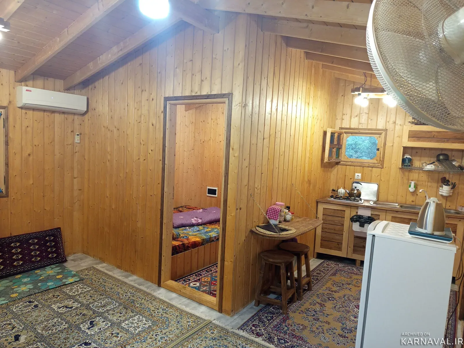 کلبه چوبی دید برتر رامسر