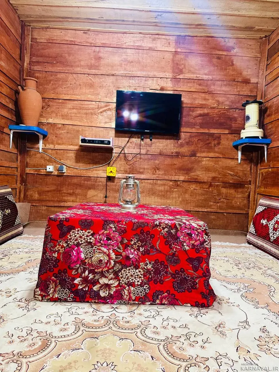 ویلا چوبی دوبلکس سعادت با جکوزی ماسال