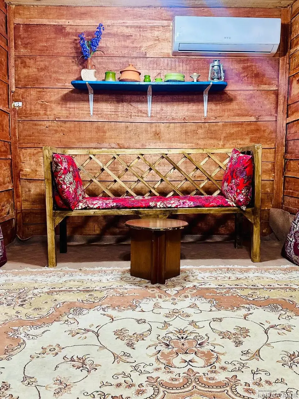 ویلا چوبی دوبلکس سعادت با جکوزی ماسال