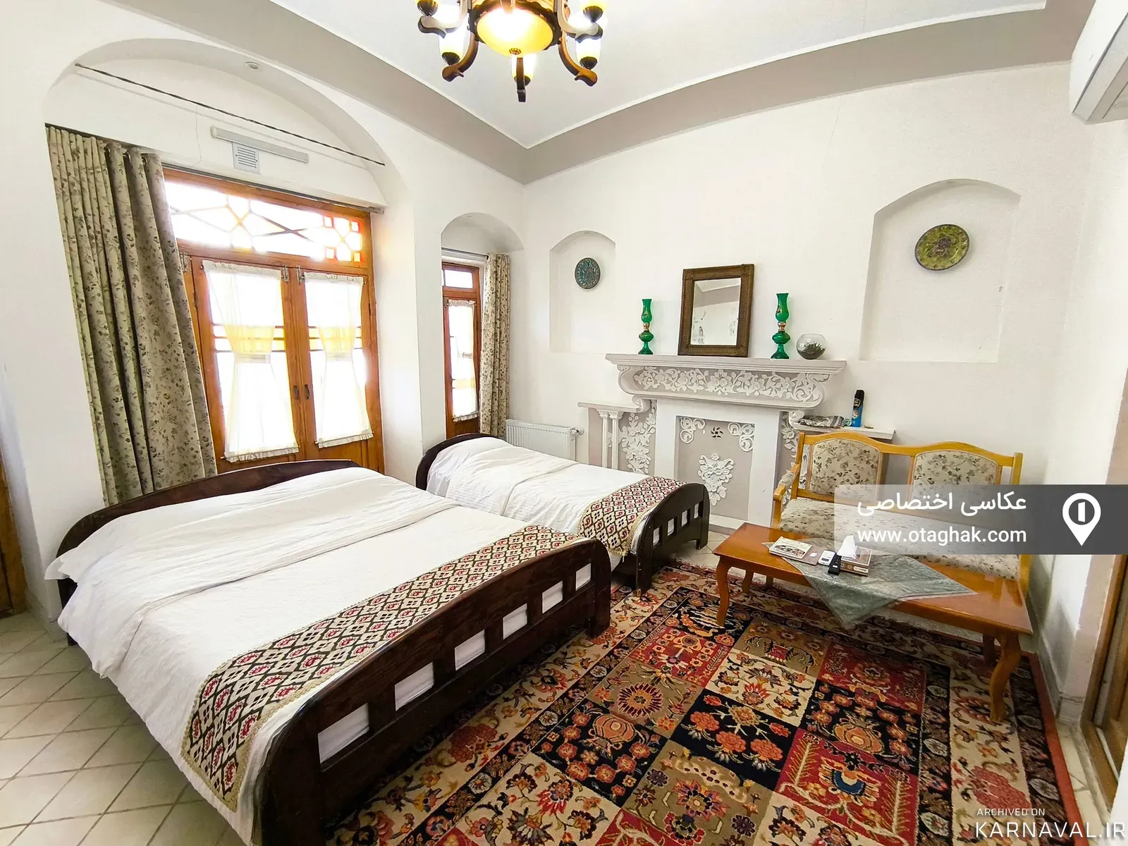هتل سنتی خانه معمار(شاهنشین همکف) کاشان