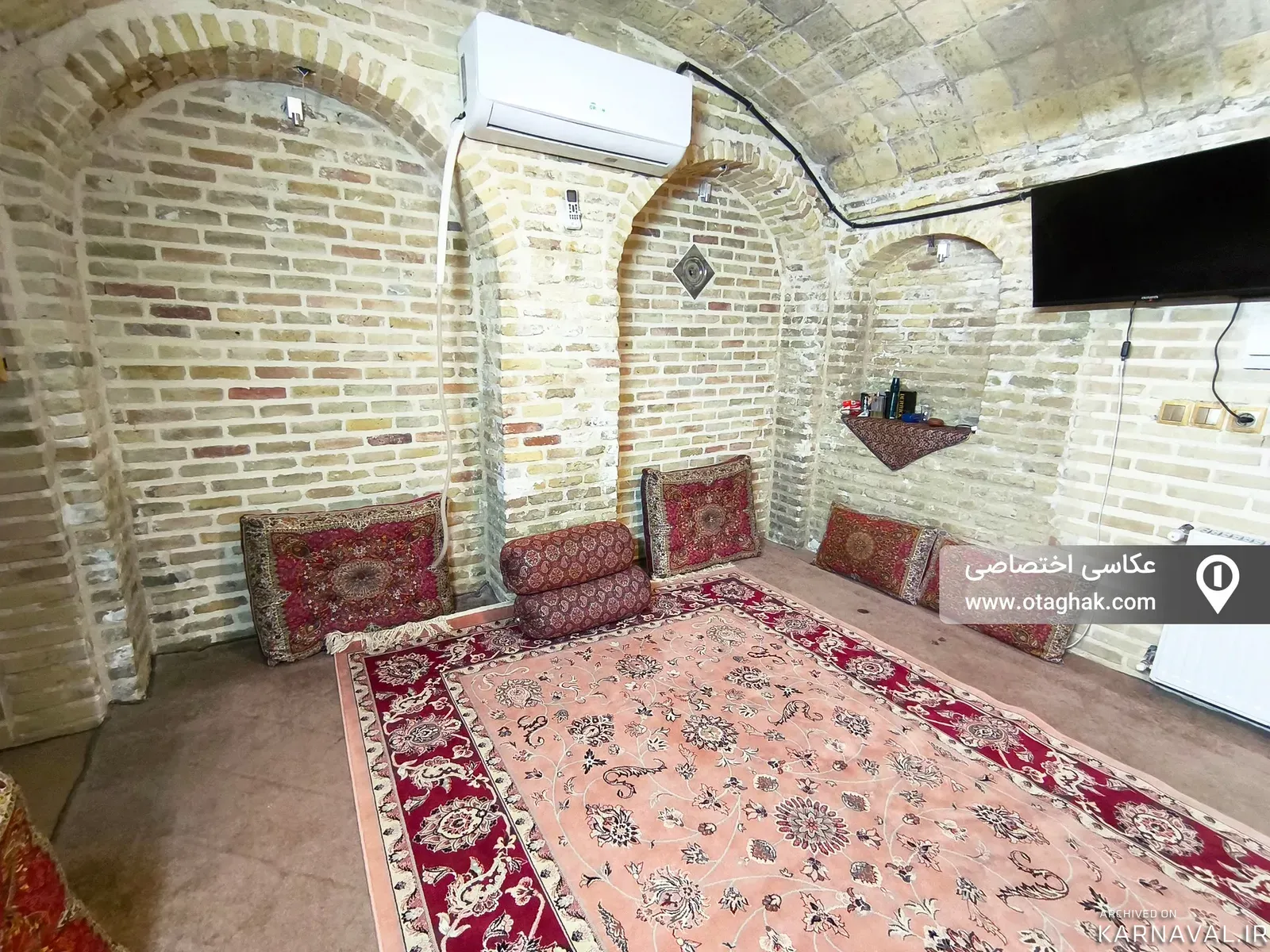 اقامتگاه بوم‌گردی عمارت سنتی گلابگیر (واحد6 ترمه)  قم