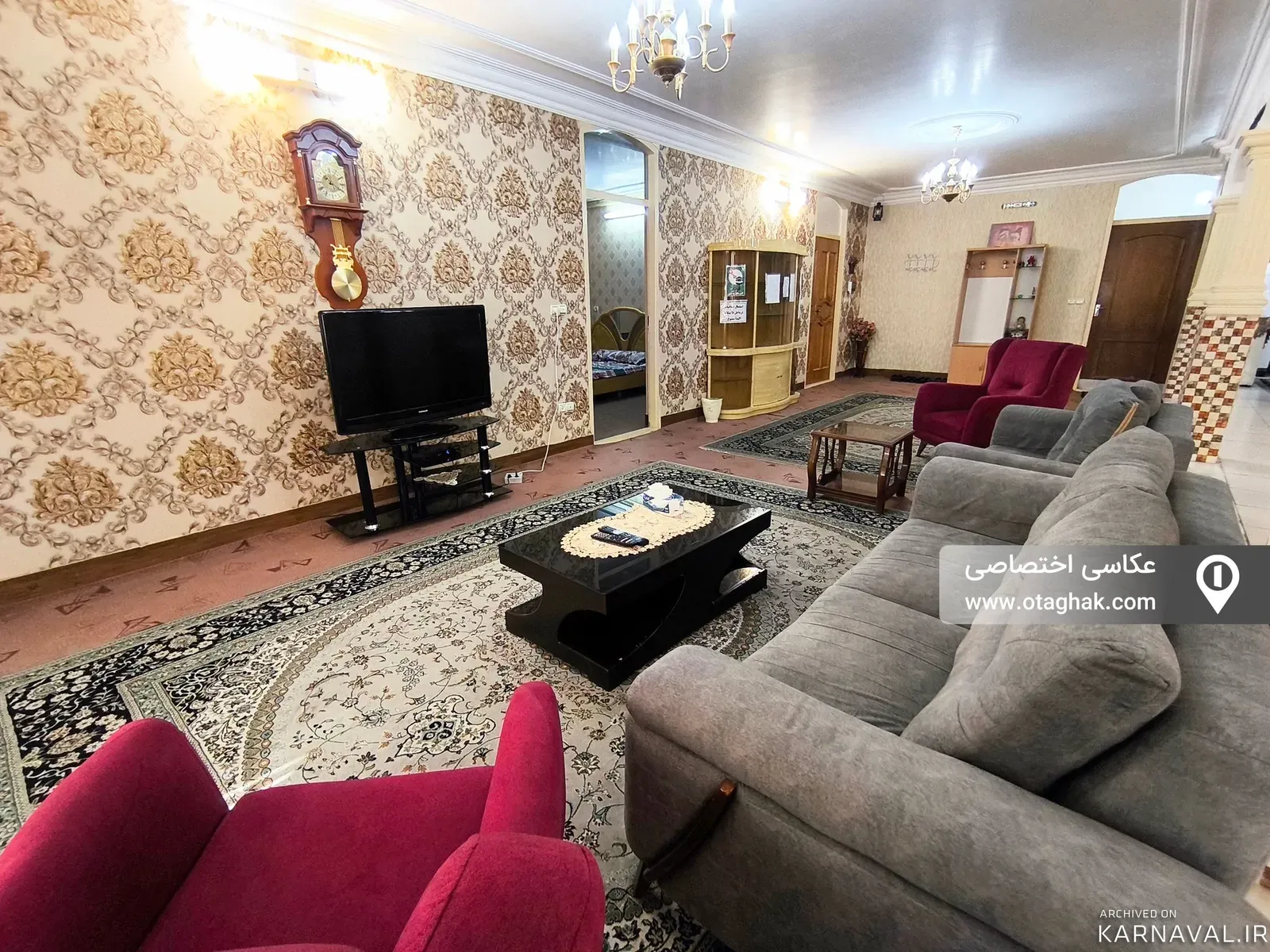خانه مبله زیبا (جنب خانه های تاریخی) کاشان