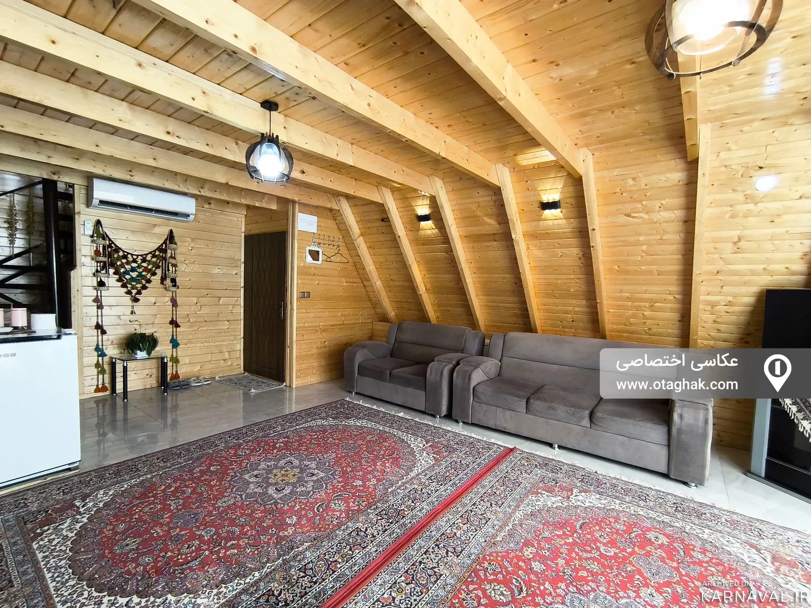 کلبه دوبلکس سوئیسی باغ معروف سوادکوه کلبه دوبلکس سوئیسی باغ معروف سوادکوه