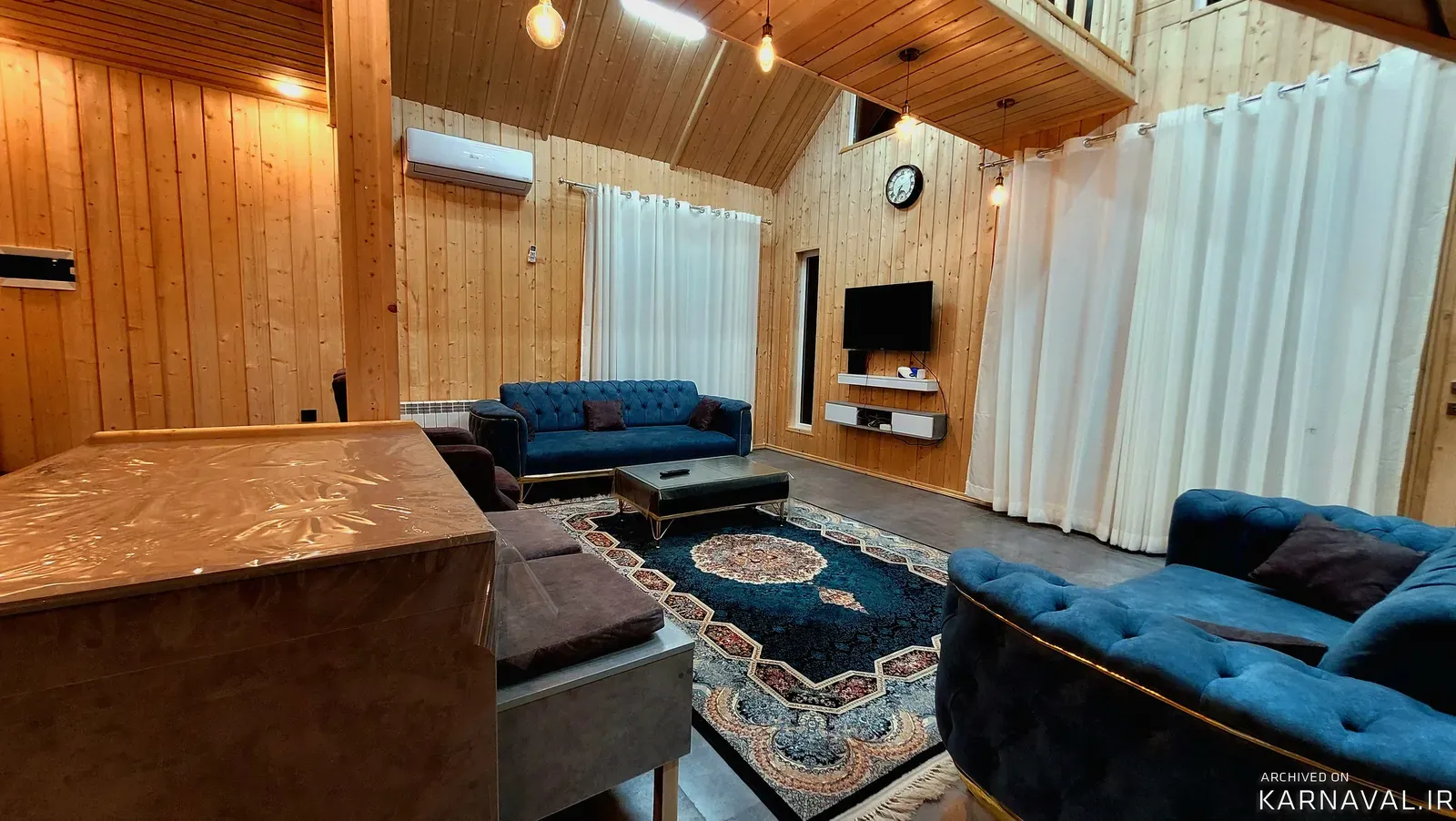 کلبه عمارت چوبی دوبلکس ماسالیکا  ماسال