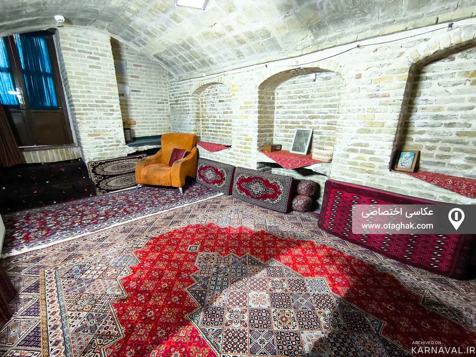 اقامتگاه بوم‌گردی عمارت سنتی گلابگیر (واحد8_گلاب)  قم