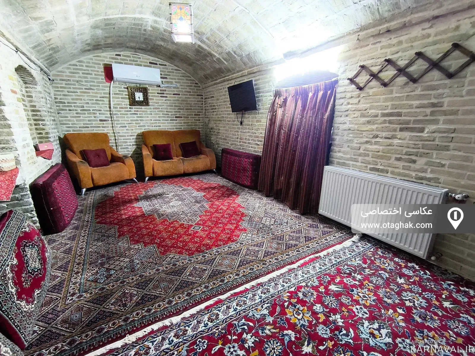 اقامتگاه بوم‌گردی عمارت سنتی گلابگیر (واحد8_گلاب)  قم