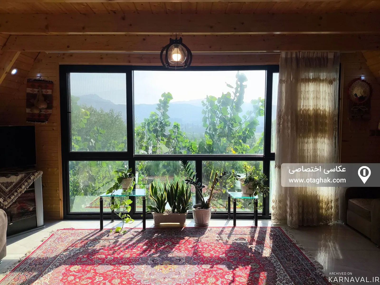 کلبه دوبلکس سوئیسی باغ معروف سوادکوه