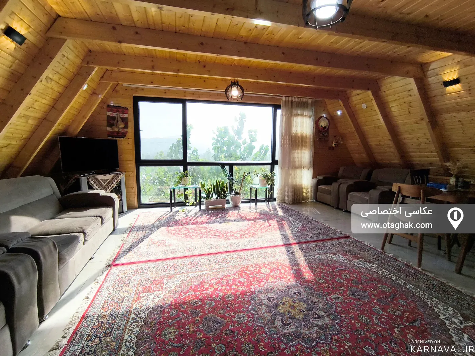 کلبه دوبلکس سوئیسی باغ معروف سوادکوه