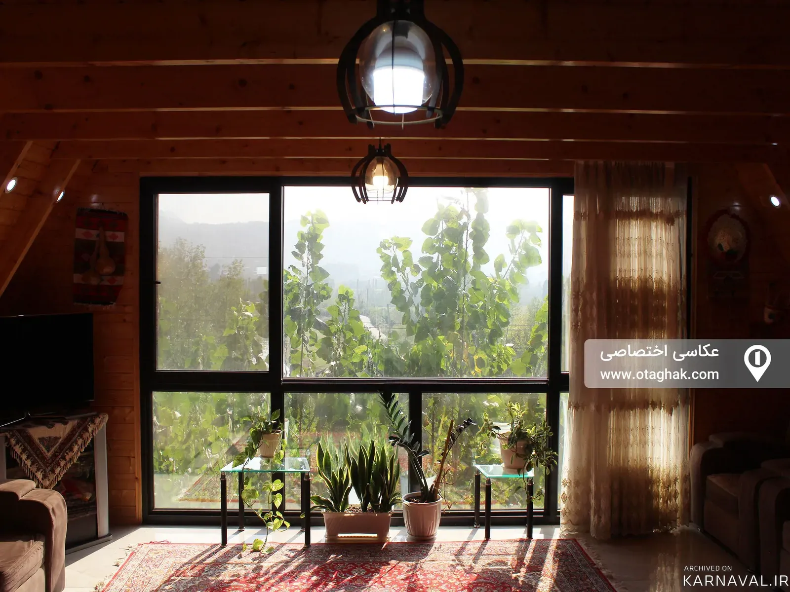 کلبه دوبلکس سوئیسی باغ معروف سوادکوه