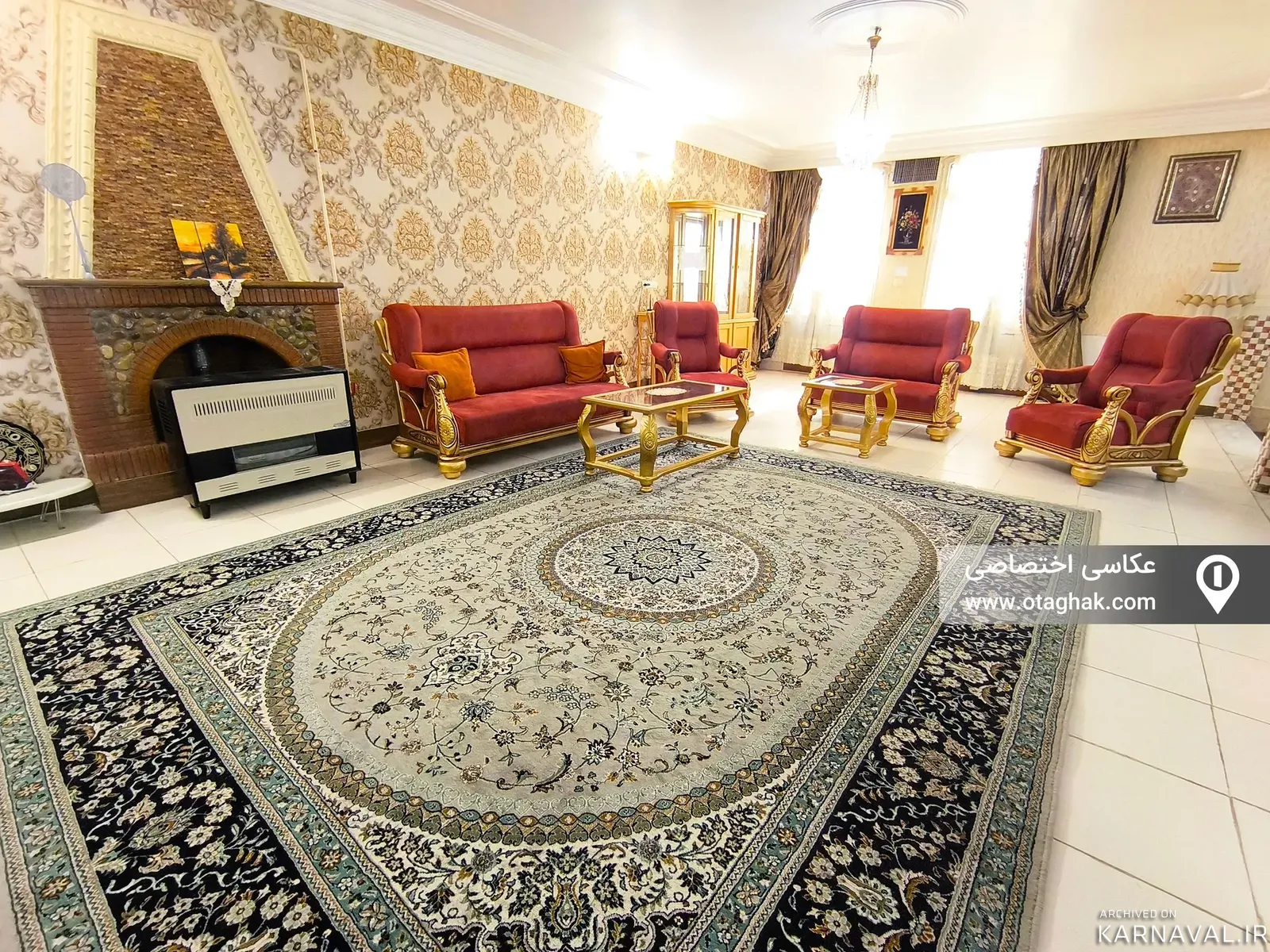 خانه مبله زیبا (جنب خانه های تاریخی) کاشان
