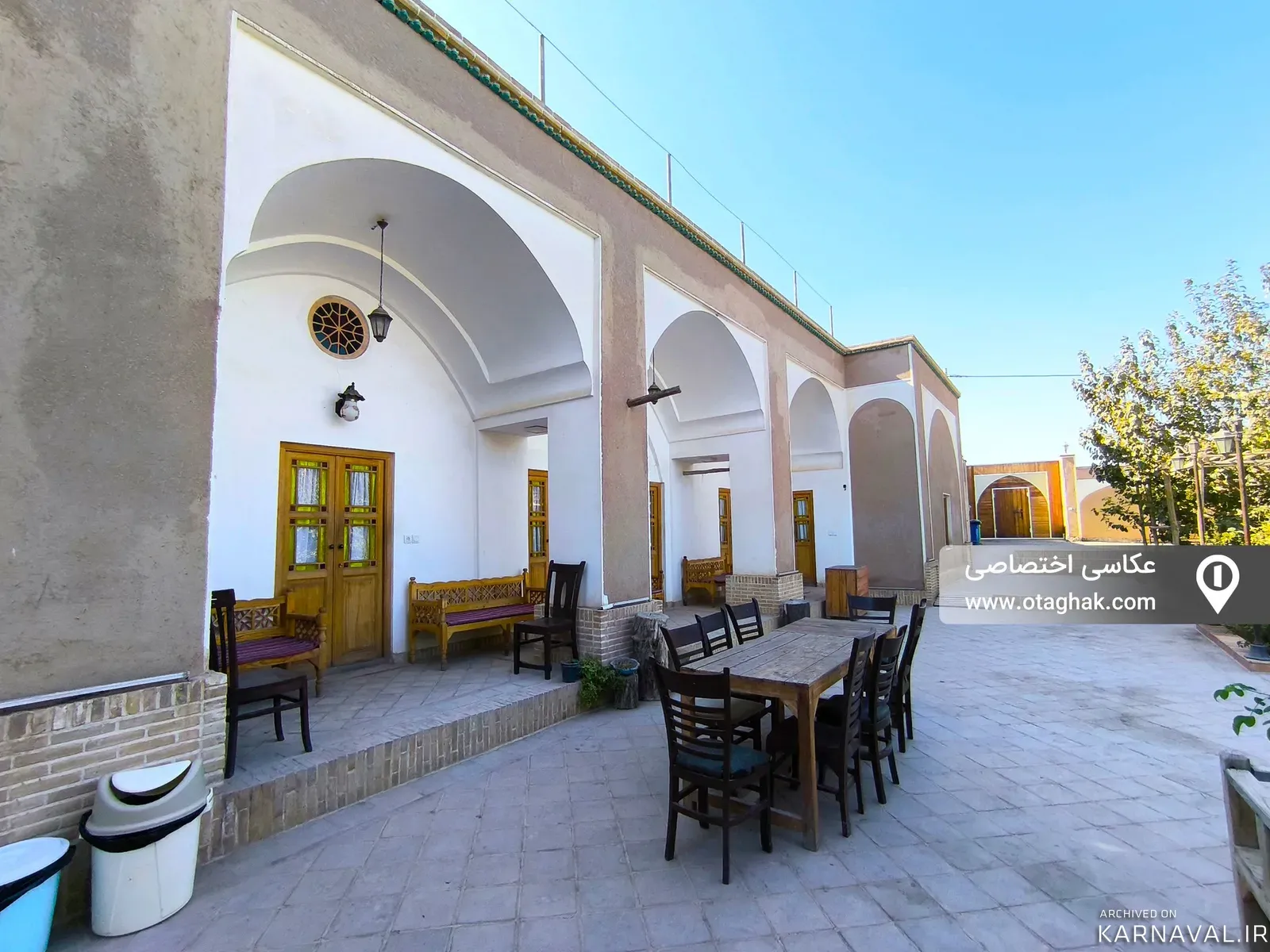 اقامتگاه بوم‌گردی خانه باغ تاریخی کیمیا (اتاق 1) کاشان