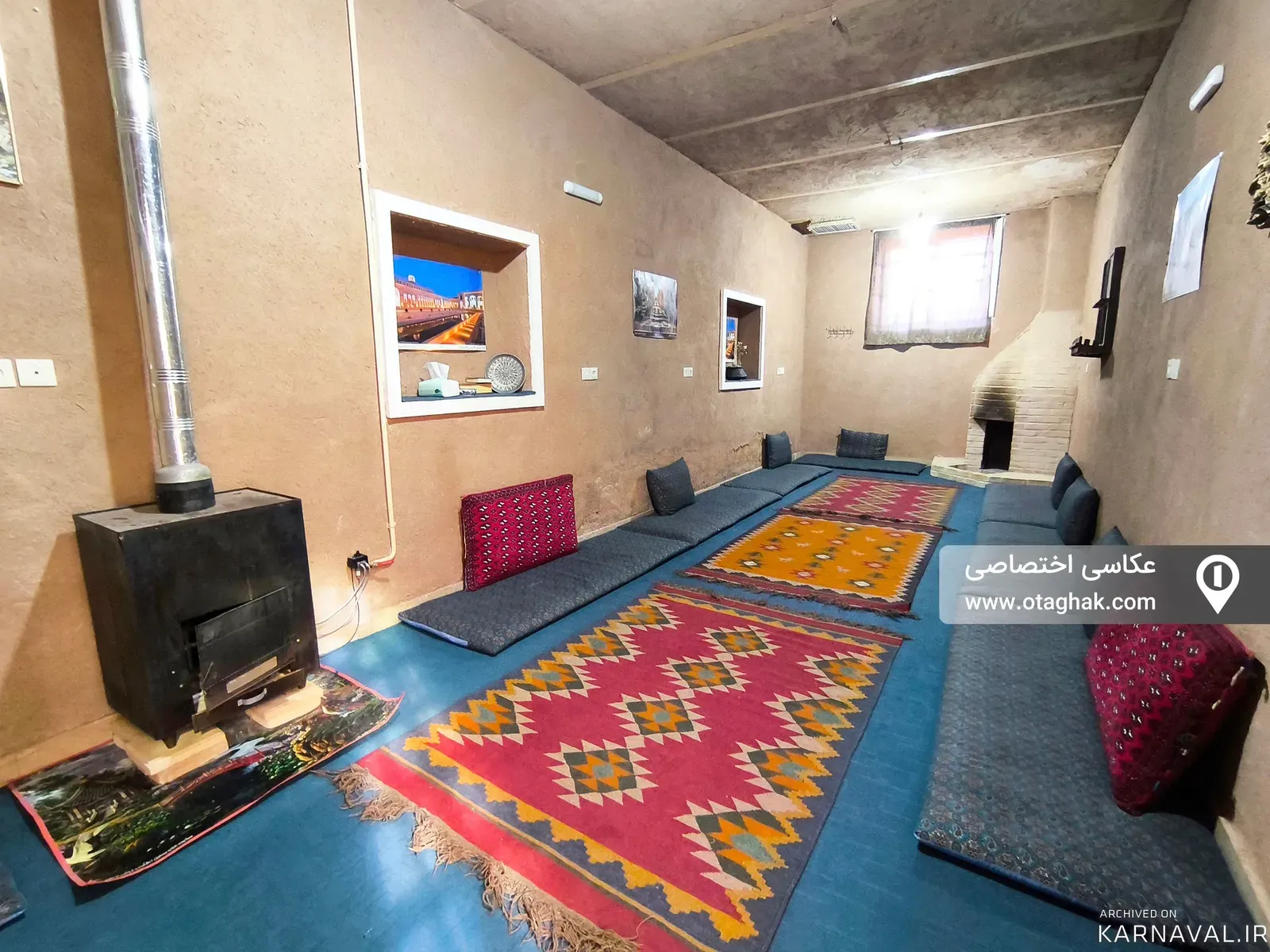 اقامتگاه بوم‌گردی خانه خشتی(اتاق6) رفسنجان