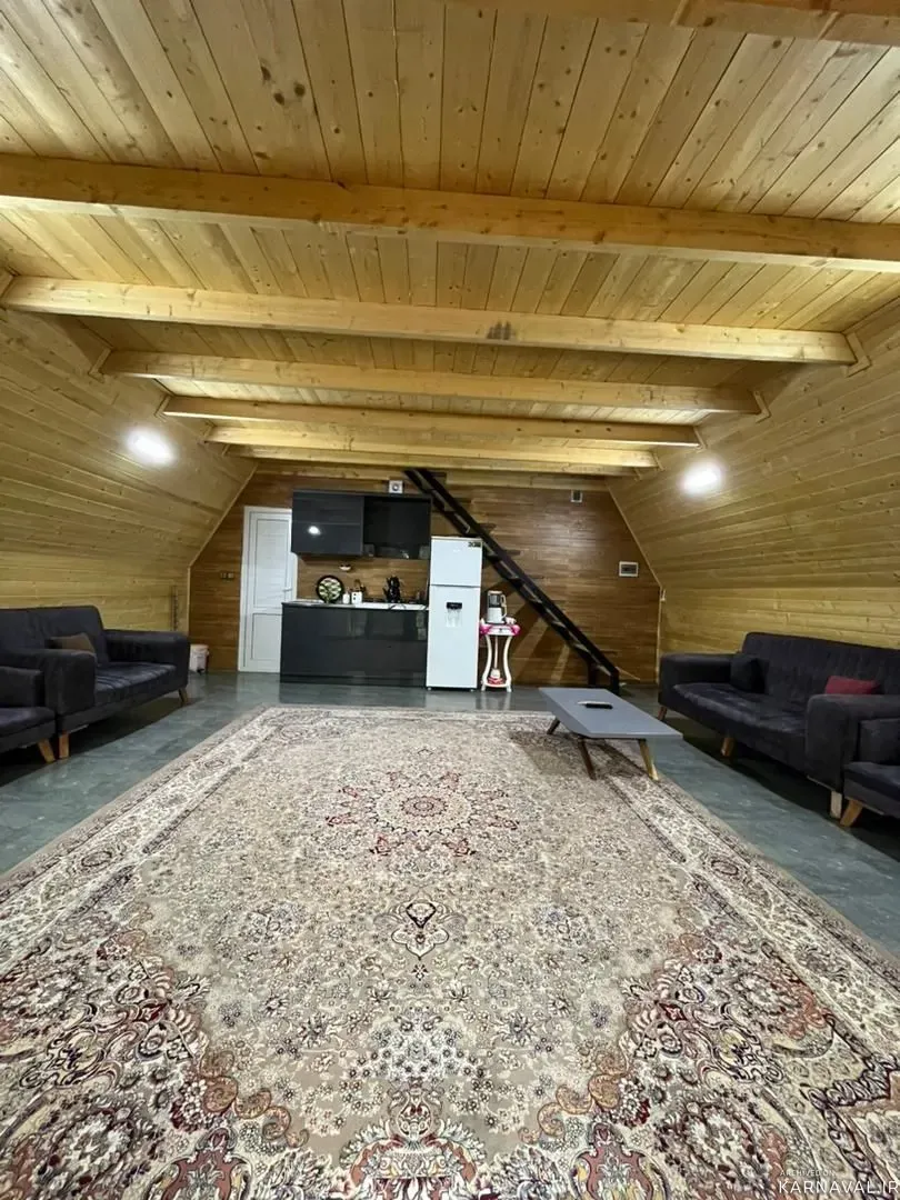 کلبه سوئیسی پناه با جکوزی  شیرگاه