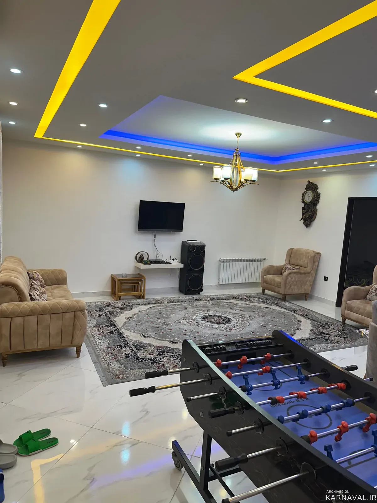 ویلا ساحلی عسگری (2) با فوتبال دستی فریدون کنار