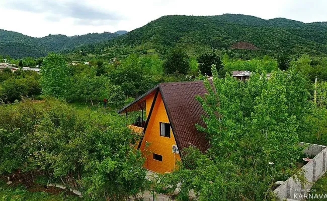 کلبه سوئیسی هاریکا با جکوزی ماسال کلبه سوئیسی هاریکا با جکوزی ماسال