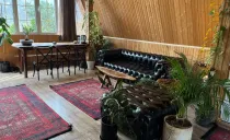 کلبه سوئیسی چوبی استخردار آبگرم هیرکان ماسال کلبه سوئیسی چوبی استخردار آبگرم هیرکان ماسال