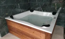 کلبه سوئیسی جکوزی دار سامان تالش کلبه سوئیسی جکوزی دار سامان تالش
